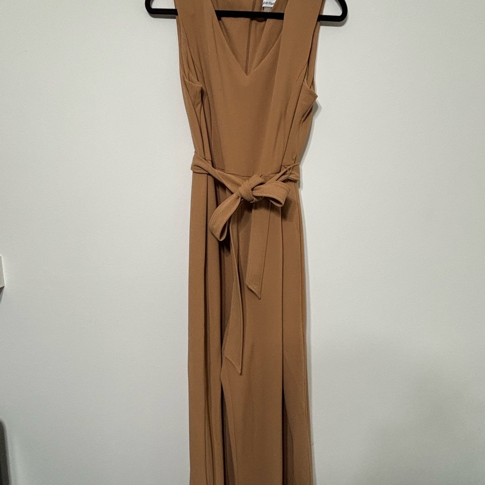 Calvin Klein Tan Jumpsuit
